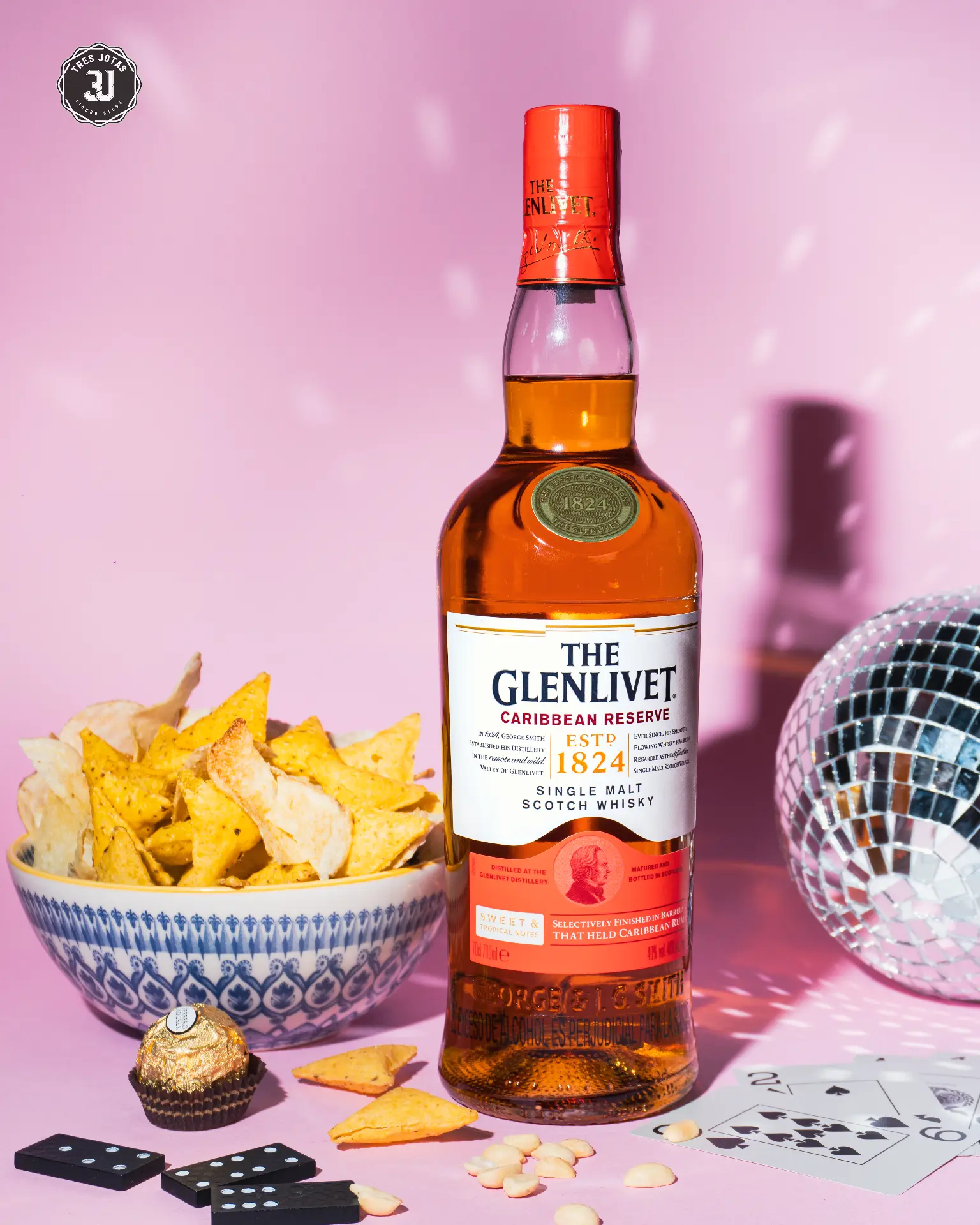 The Glenlivet — Caribbean Reserve — Bodegón / producto