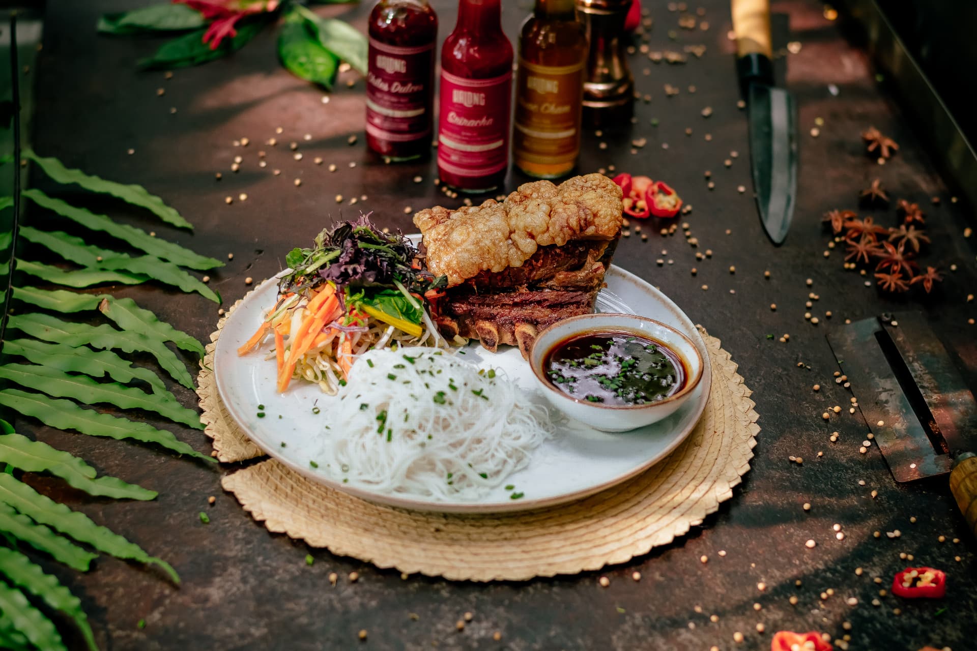 Costilla glaseada — Gastronomía / producto